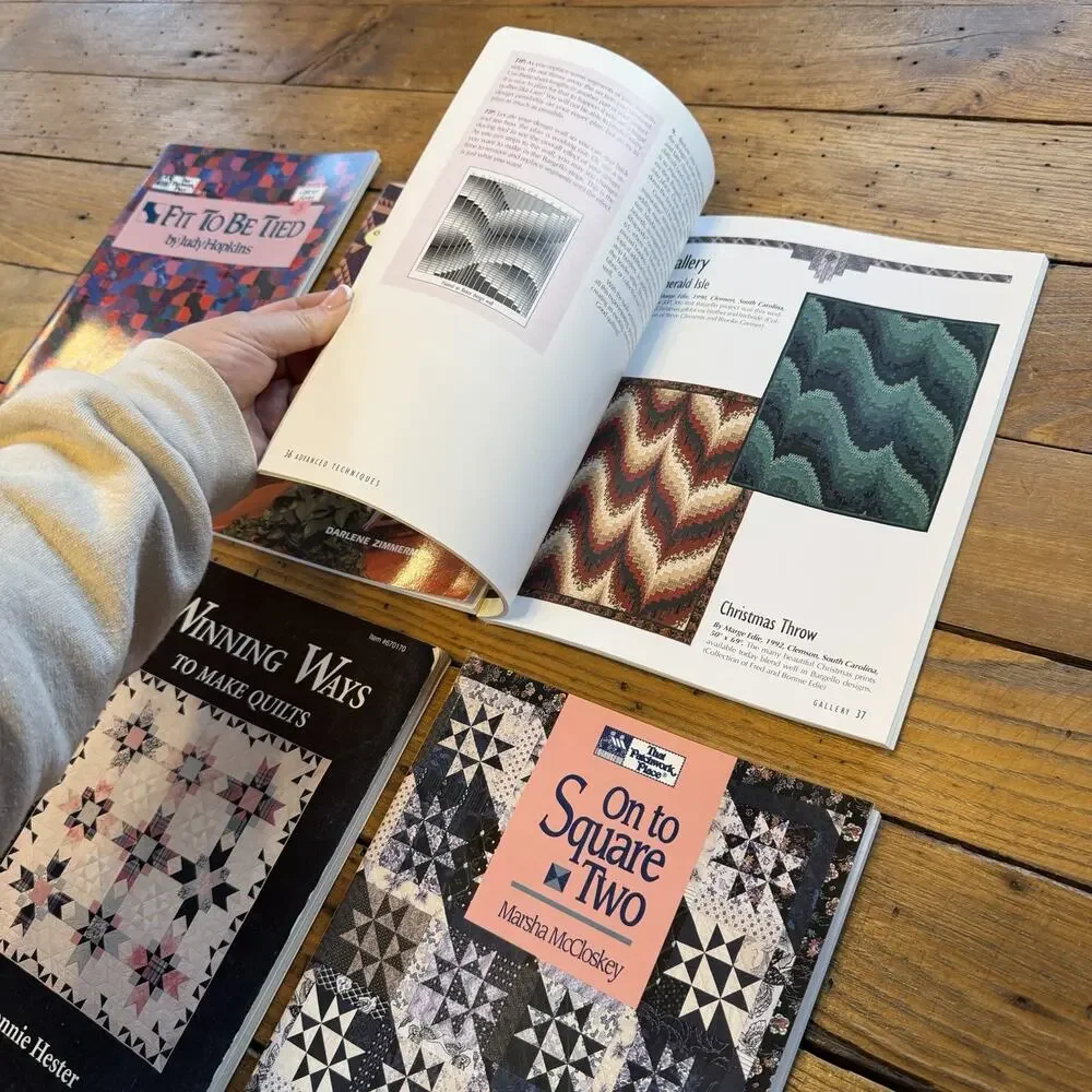 Lot 6 Quilting Books Bargello Applique Patchwork Patterns Judy Hopkins McCloskey